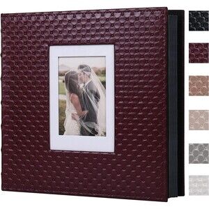 Photo Album 4x6 300 Photos Leather Cover Extra Large Capacity Picture Book